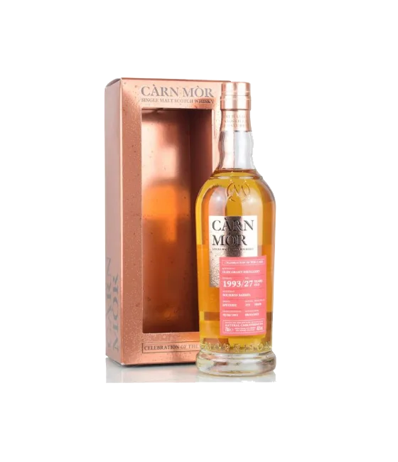 Carn Mor 27 Years Old Glenlossie 1993, fles bij slijterij t Bockje in Bathmen