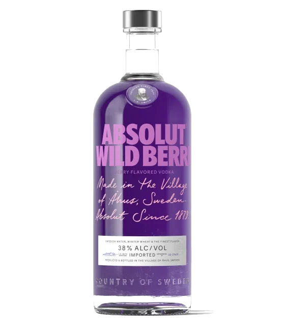 Absolut Wild Berri, fles bij slijterij t Bockje in Bathmen