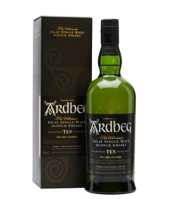 Ardbeg 10 Years Old, fles bij slijterij t Bockje in Bathmen