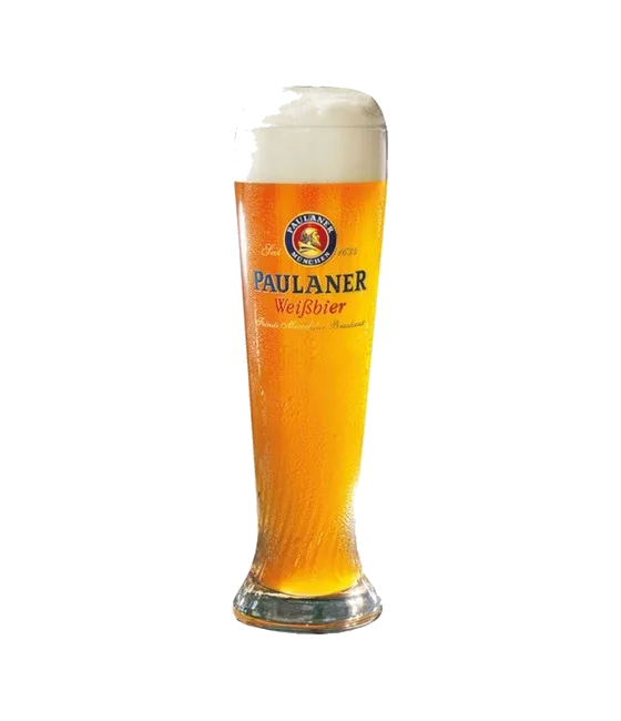 Paulaner weizen bierglas 30cl., fles bij slijterij t Bockje in Bathmen