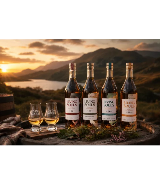 Living Souls Whiskyproeverij 9 Oktober 2026, fles bij slijterij t Bockje in Bathmen