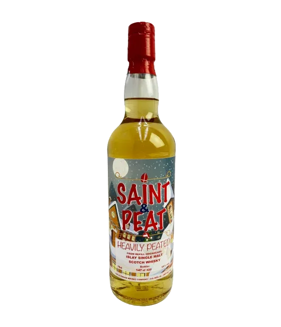 Saint & Peat Edition 2025, fles bij slijterij t Bockje in Bathmen