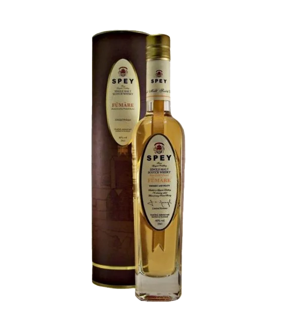 Spey Fumare Old Speyside Single Malt Whisky Peated, fles bij slijterij t Bockje in Bathmen