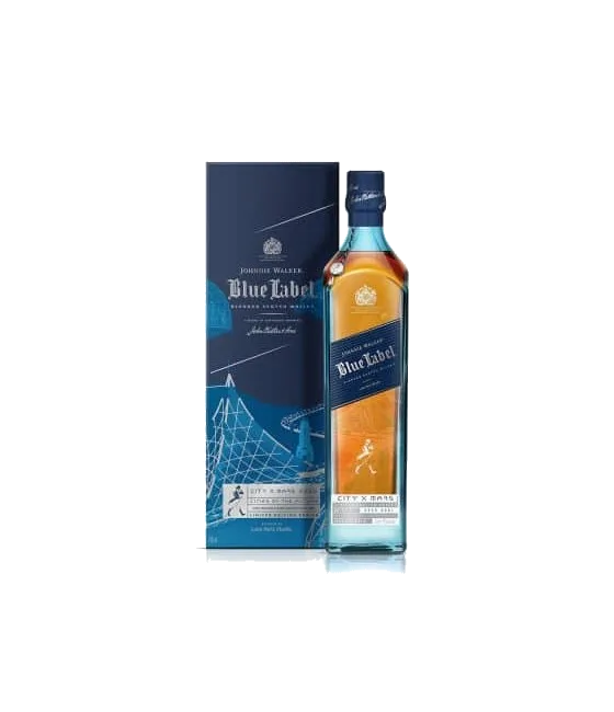 Johnnie Walker Blue Label City X Mars 2220, fles bij slijterij t Bockje in Bathmen