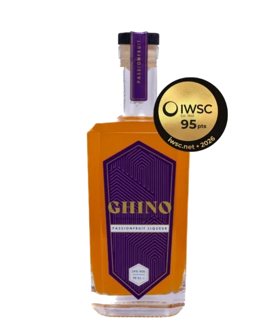 Ghino Passionfruit Likeur, fles bij slijterij t Bockje in Bathmen