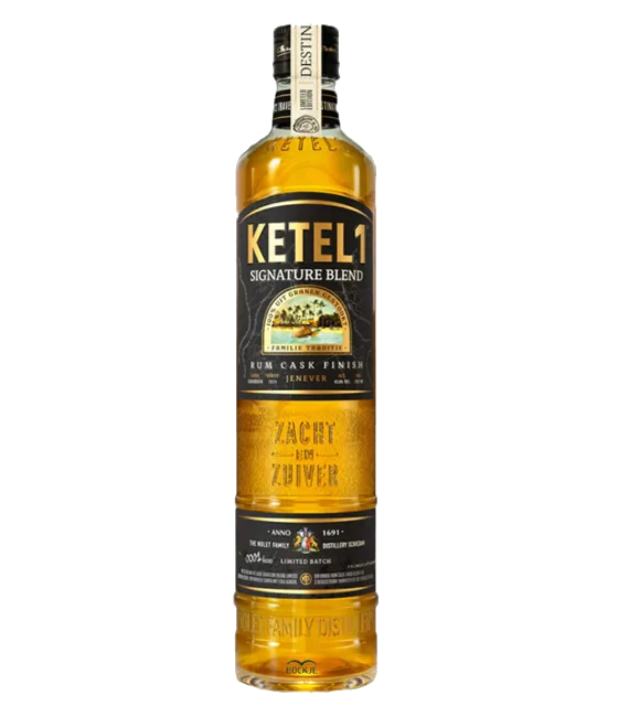 Ketel 1 Signature Blend Limited Edition Rum Cask Finish, fles bij slijterij t Bockje in Bathmen