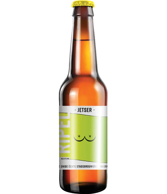 Durs Jetser Tripel, fles bij slijterij t Bockje in Bathmen