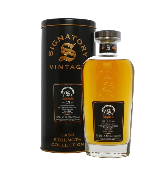 Signatory Vintage Bowmore 25 Years Old, fles bij slijterij t Bockje in Bathmen