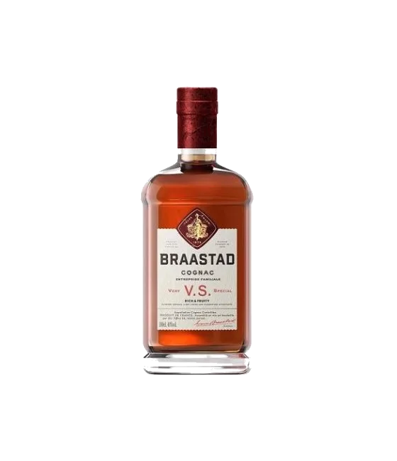 BRAASTAD VS Cognac, fles bij slijterij t Bockje in Bathmen