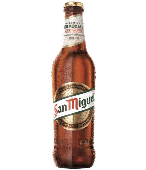 San Miguel, fles bij slijterij t Bockje in Bathmen
