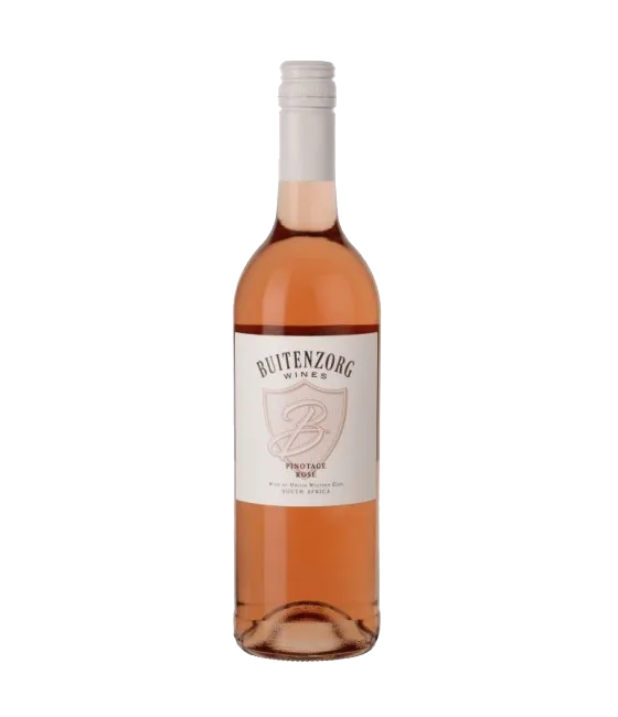 Buitenzorg Pinotage Rose, fles bij slijterij t Bockje in Bathmen