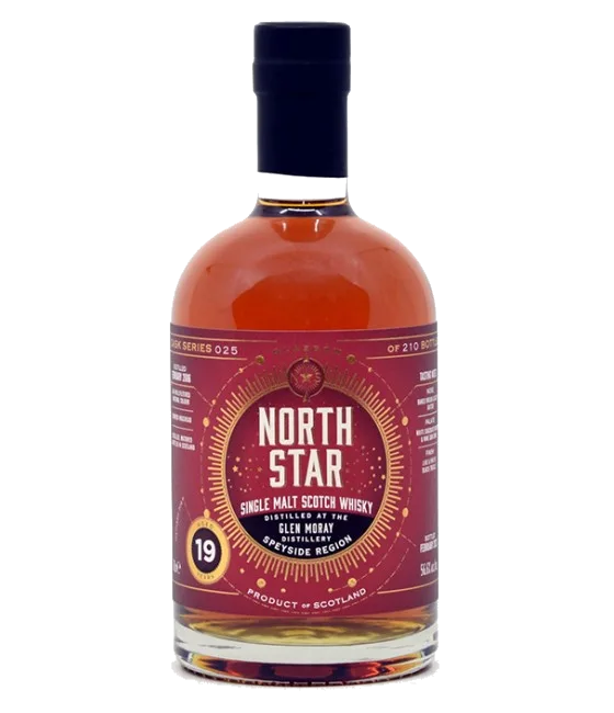 North Star Spirits Glen Moray 19Y 2006 Cask Series 025, fles bij slijterij t Bockje in Bathmen