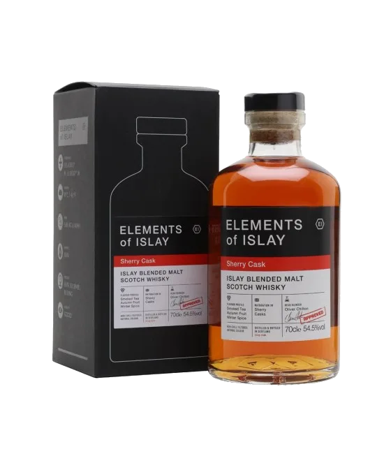 Elements Of Islay Sherry Cask, fles bij slijterij t Bockje in Bathmen