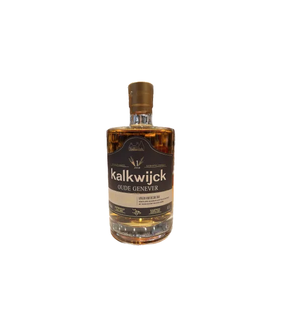 Kalkwijck Oude Genever 1Y Single Cask, fles bij slijterij t Bockje in Bathmen