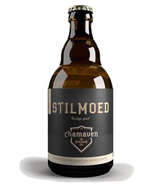 Brouwerij Chamaven Stilmoed Weizen, fles bij slijterij t Bockje in Bathmen