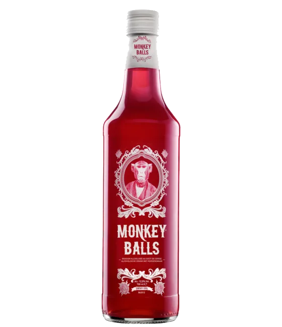 Monkey Balls, fles bij slijterij t Bockje in Bathmen