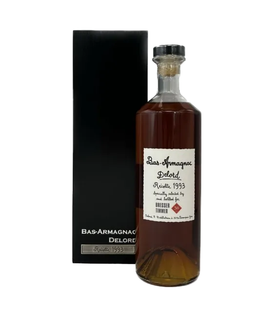Delord Récolte 1993 Bas-Armagnac, fles bij slijterij t Bockje in Bathmen