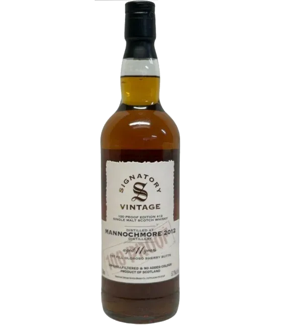 Signatory Mannochmore 11 Years Old 100 Proof Edition, fles bij slijterij t Bockje in Bathmen