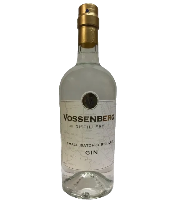 Vossenberg Small Batch Gin, fles bij slijterij t Bockje in Bathmen
