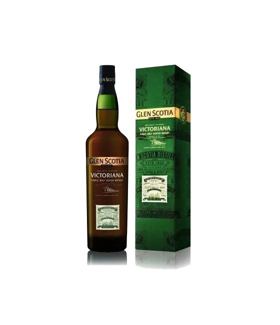 Glen Scotia Victoriana Single Malt Scotch Whisky, fles bij slijterij t Bockje in Bathmen