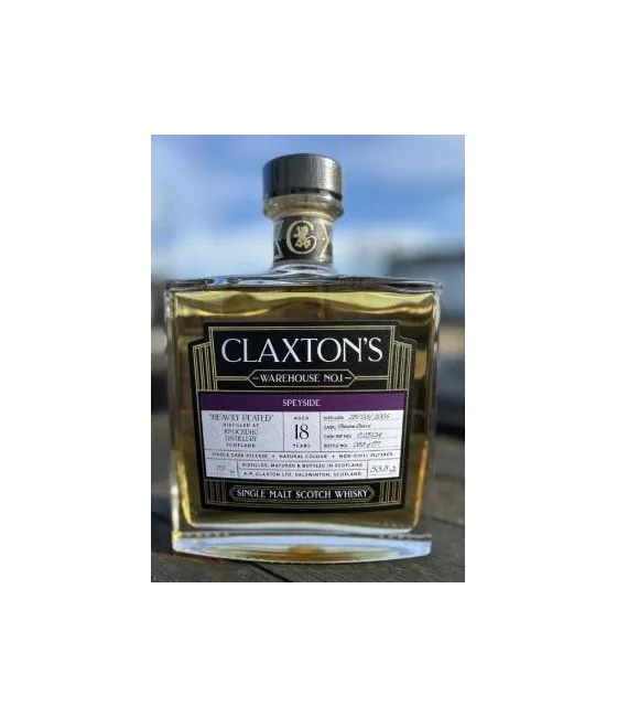 Claxton’s Warehouse No.1 Knockdhu 18 Years Old 2006 #C25124, fles bij slijterij t Bockje in Bathmen