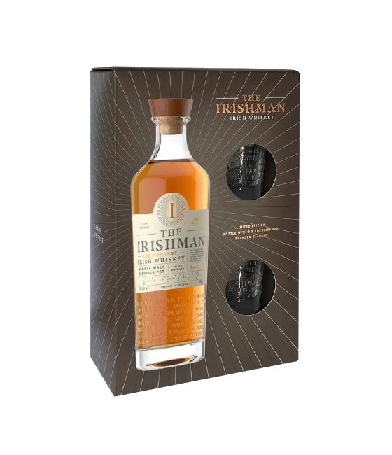 The Irishman The Harvest Geschenkverpakking met 2 Glazen