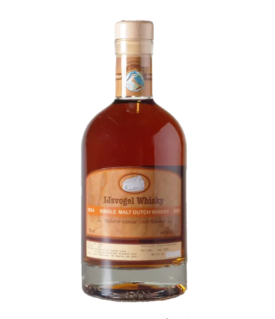 De IJsvogel Whisky 2020-2024 #012, fles bij slijterij t Bockje in Bathmen