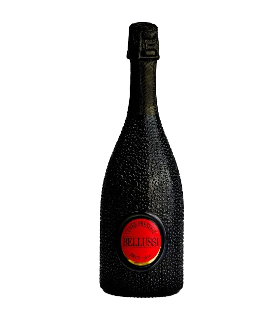 Bellussi Cuvée Prestige VSQ Brut, fles bij slijterij t Bockje in Bathmen