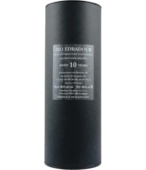 Edradour 2013 Natural Cask Strength, fles bij slijterij t Bockje in Bathmen