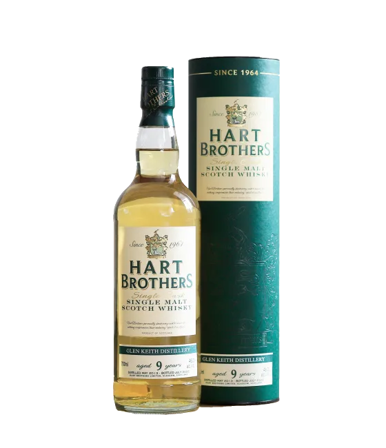 Hart Brothers Glen Keith 9 Years Old, fles bij slijterij t Bockje in Bathmen