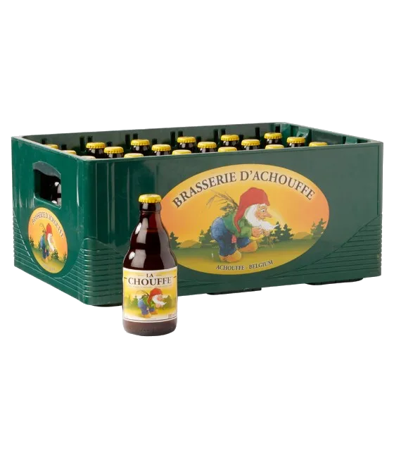 Brasserie d’Achouffe La Chouffe Blond (artikel 1008901), fles bij slijterij t Bockje in Bathmen