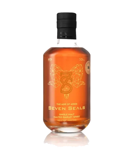 Seven Seals The Age of Aries, fles bij slijterij t Bockje in Bathmen