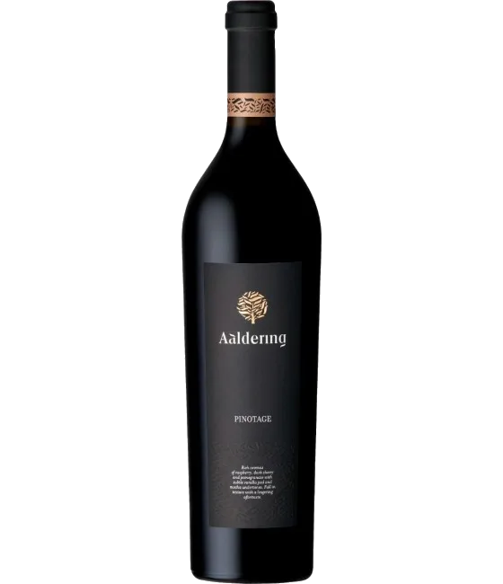 Aaldering Pinotage Rood, fles bij slijterij t Bockje in Bathmen
