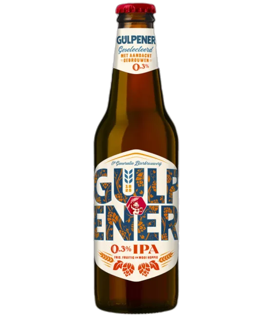Gulpener 0.3% IPA, fles bij slijterij t Bockje in Bathmen