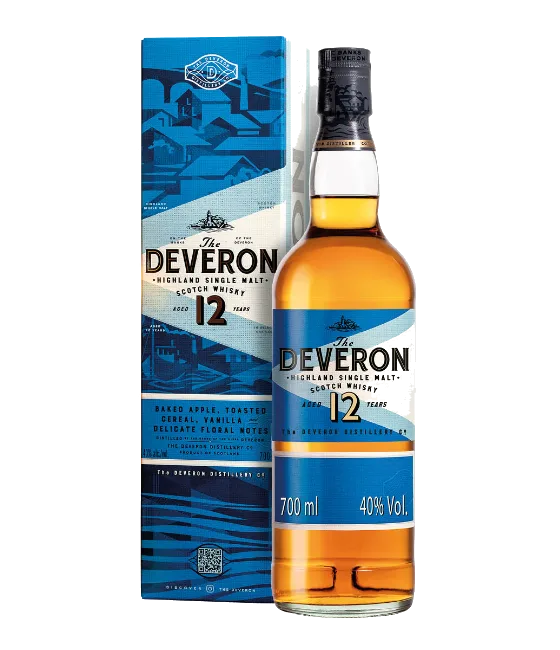 The Deveron 12 Years Old Single Highland Malt Whisky, fles bij slijterij t Bockje in Bathmen