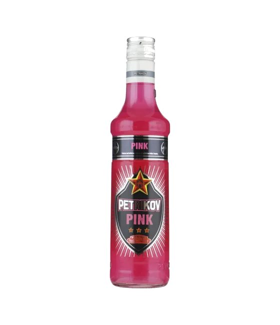 Petrikov Pink, fles bij slijterij t Bockje in Bathmen