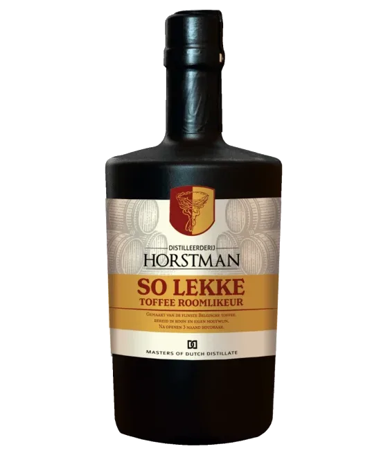Horstman So Lekke Toffee Roomlikeur, fles bij slijterij t Bockje in Bathmen