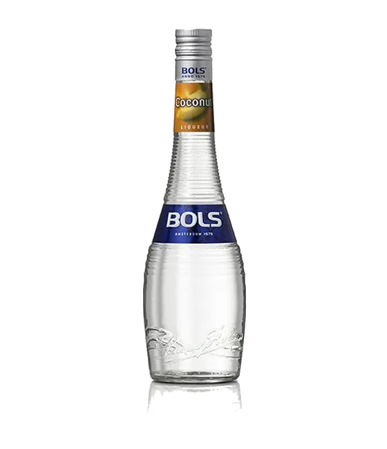Bols Coconut, fles bij slijterij t Bockje in Bathmen
