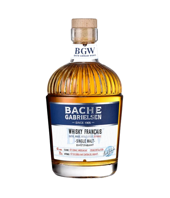 Bache Gabrielsen Whisky Français Aquavit Cask Finish, fles bij slijterij t Bockje in Bathmen