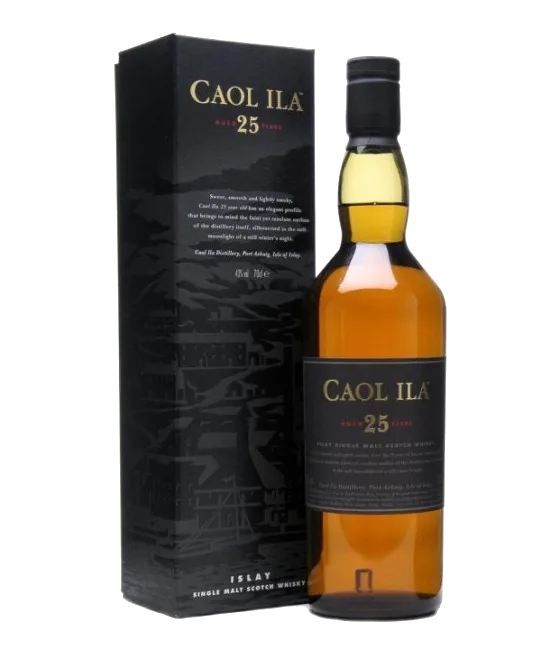 Caol Ila Islay Single Malt 25 Years Old, fles bij slijterij t Bockje in Bathmen