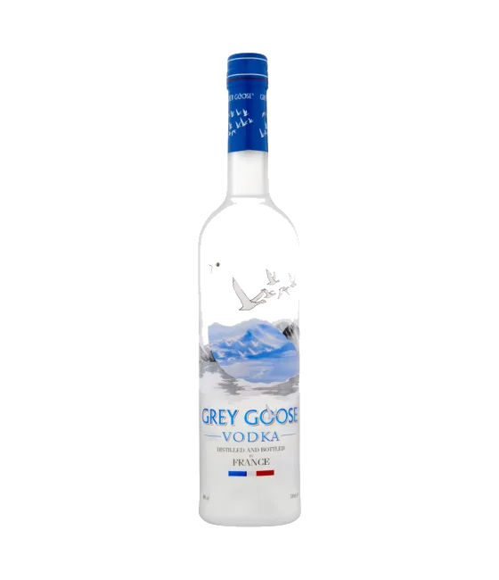 Grey Goose Vodka, fles bij slijterij t Bockje in Bathmen