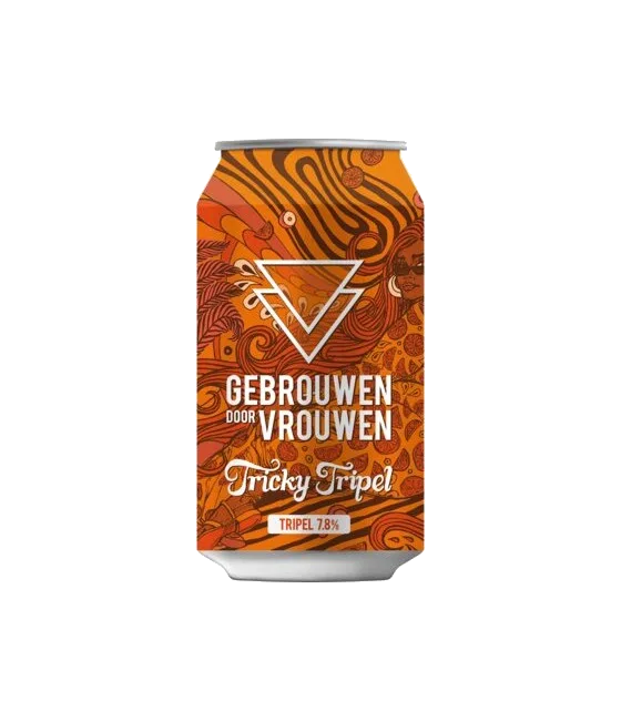 Gebrouwen door Vrouwen Tricky Tripel, fles bij slijterij t Bockje in Bathmen