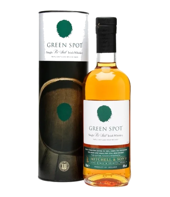 Green Spot Irish Whiskey, fles bij slijterij t Bockje in Bathmen