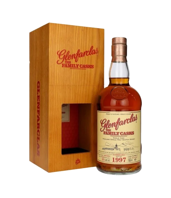 Glenfarclas 1997 Family Cask #3, fles bij slijterij t Bockje in Bathmen
