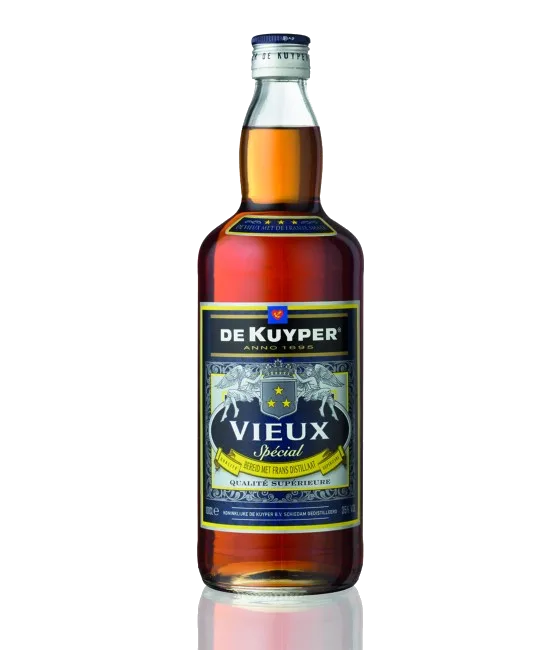 De Kuyper Vieux, fles bij slijterij t Bockje in Bathmen