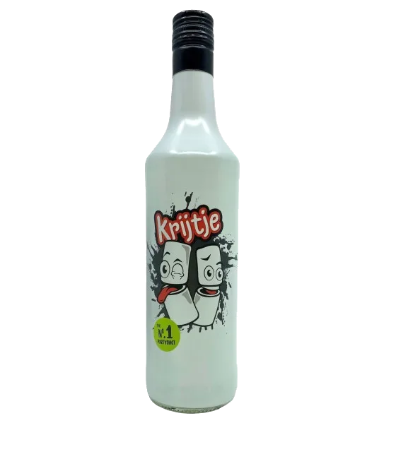 Krijtje Partyshot, fles bij slijterij t Bockje in Bathmen