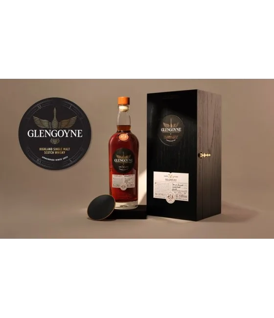 GLENGOYNE ‘The Russell Cask’ 36 Years old, fles bij slijterij t Bockje in Bathmen