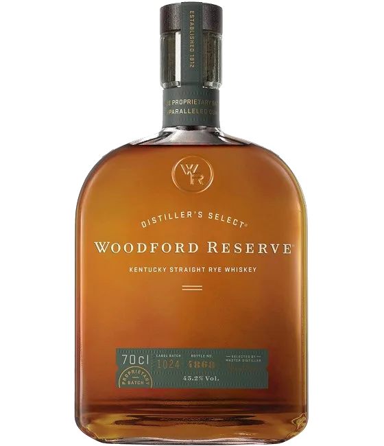 Woodford Reserve Kentucky Straight Rye, fles bij slijterij t Bockje in Bathmen