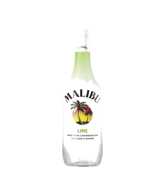 Malibu Lime, fles bij slijterij t Bockje in Bathmen