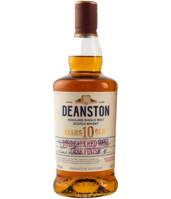 Deanston 10 Years Old Bordeaux Red Wine Cask, fles bij slijterij t Bockje in Bathmen